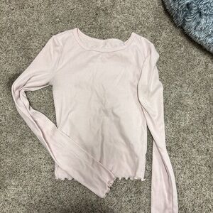 Aeropostale Light Pink Long Sleeve Tee